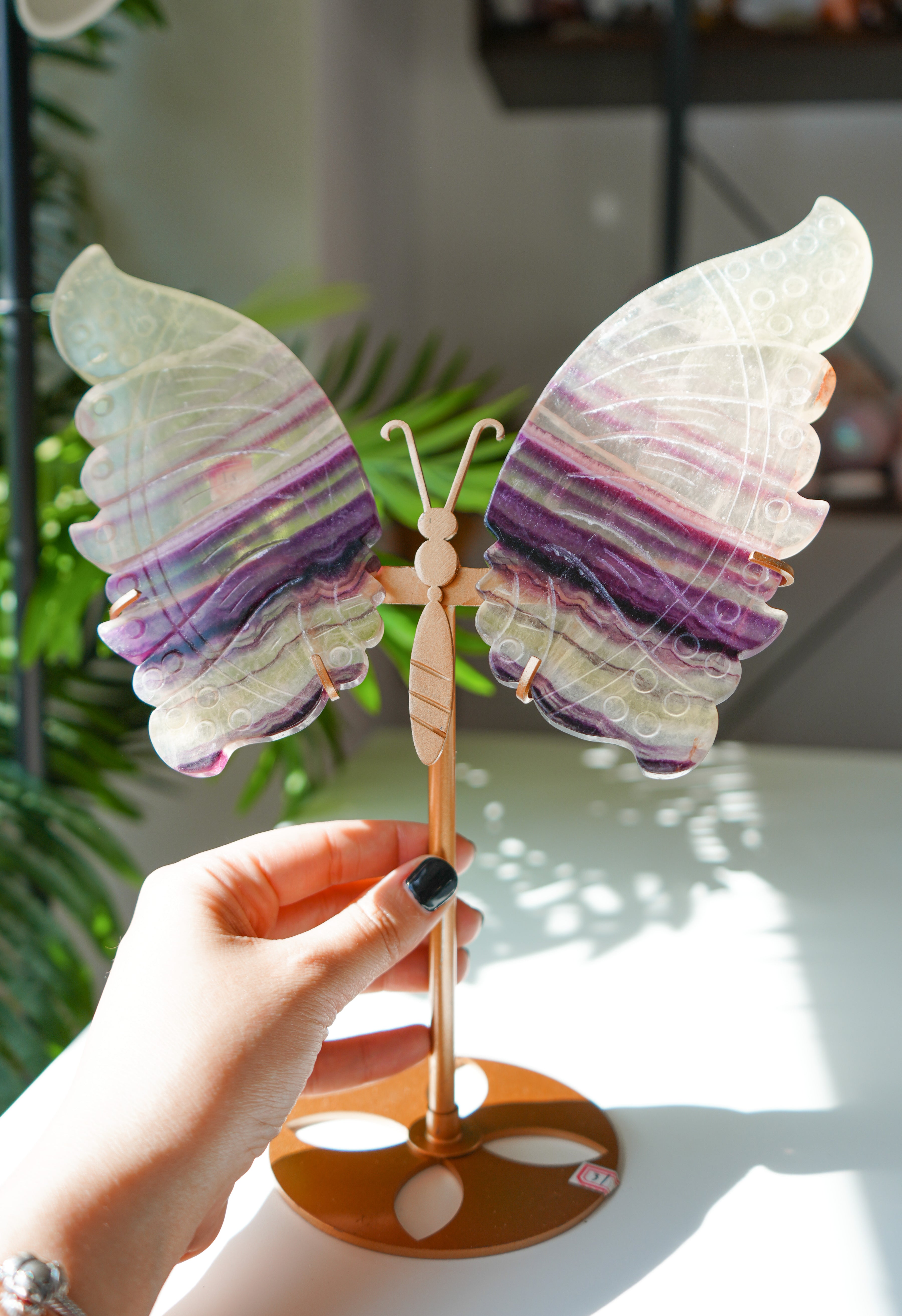 Mariposa de Fluorita