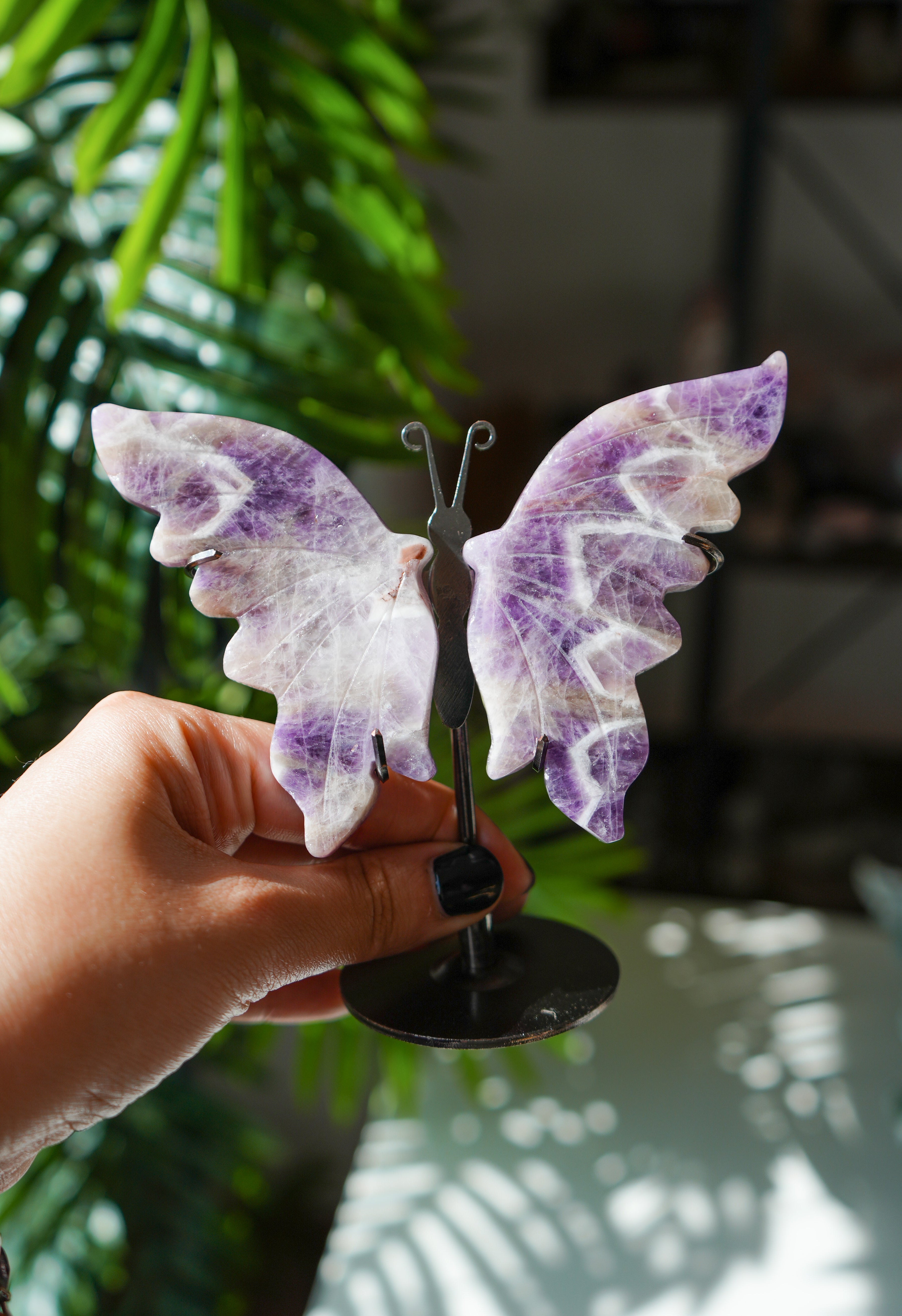 Mariposa de Amatista Chevron