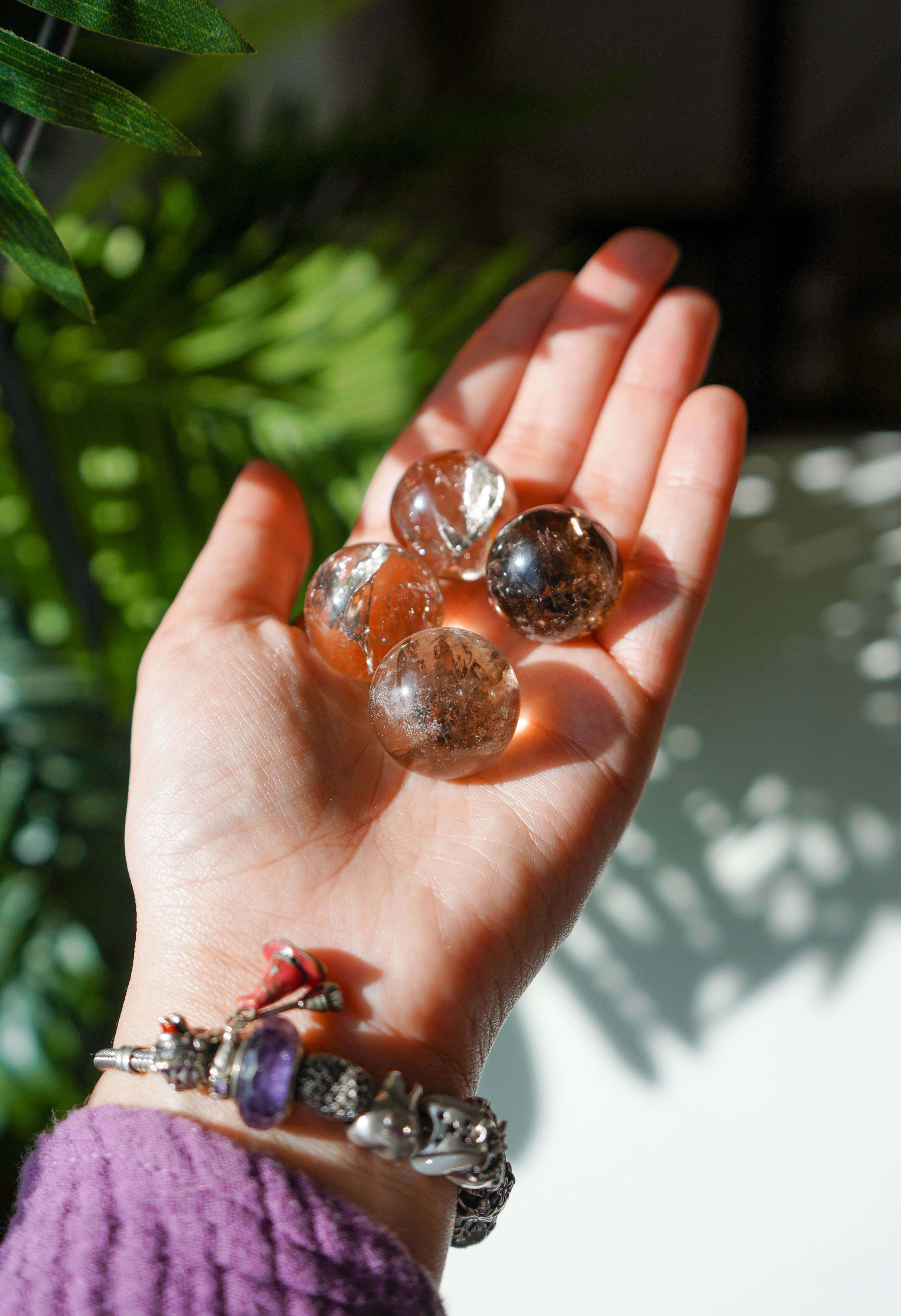 Esfera de Cuarzo Ahumado