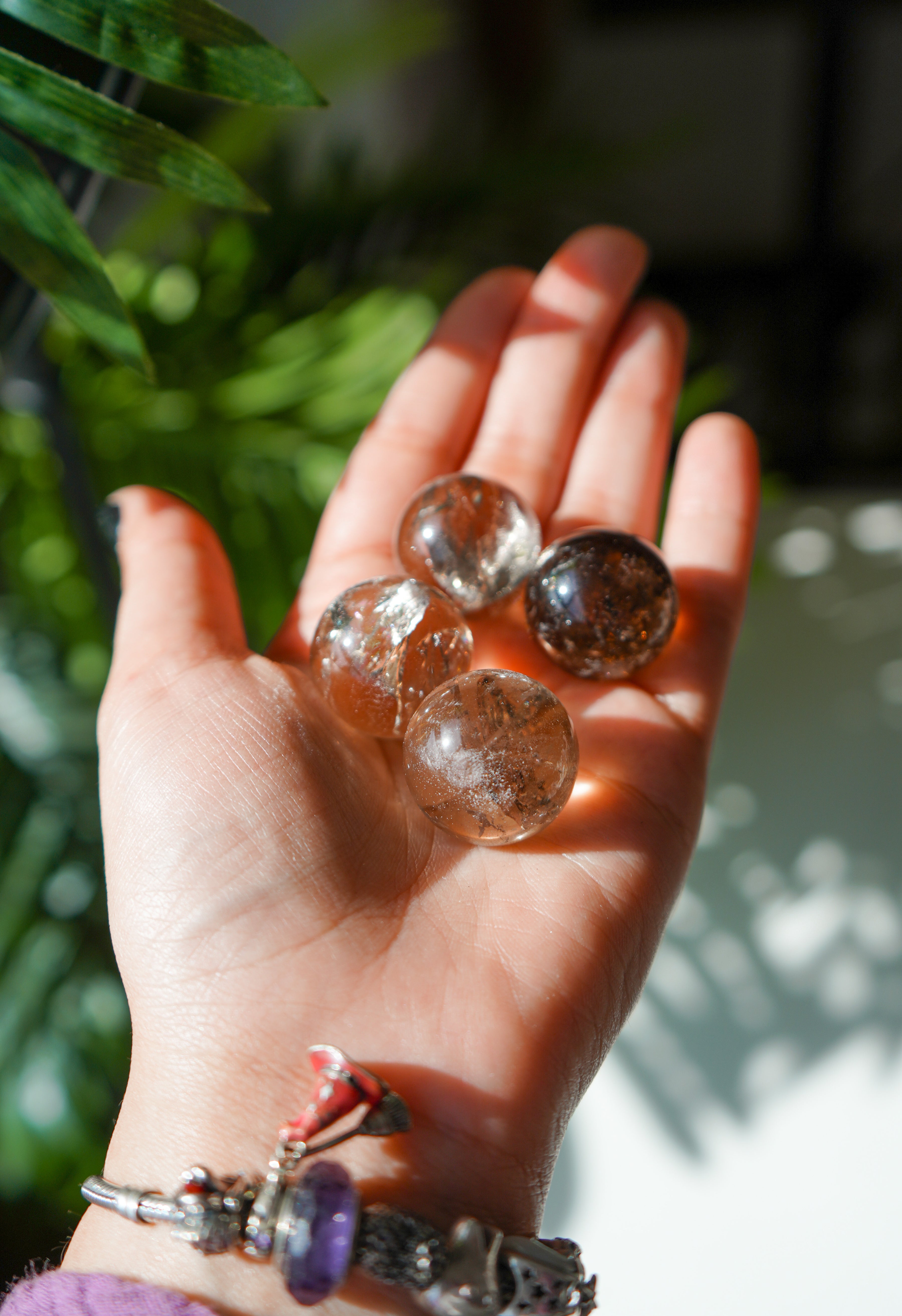 Esfera de Cuarzo Ahumado