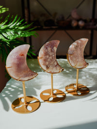 Luna de Amatista Rosa y Ágata