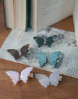 Mariposas para el pelo con minerales