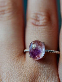 Anillo de Plata Adaptable con Super 7