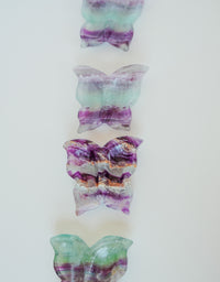 Bol de fluorita con forma de mariposa