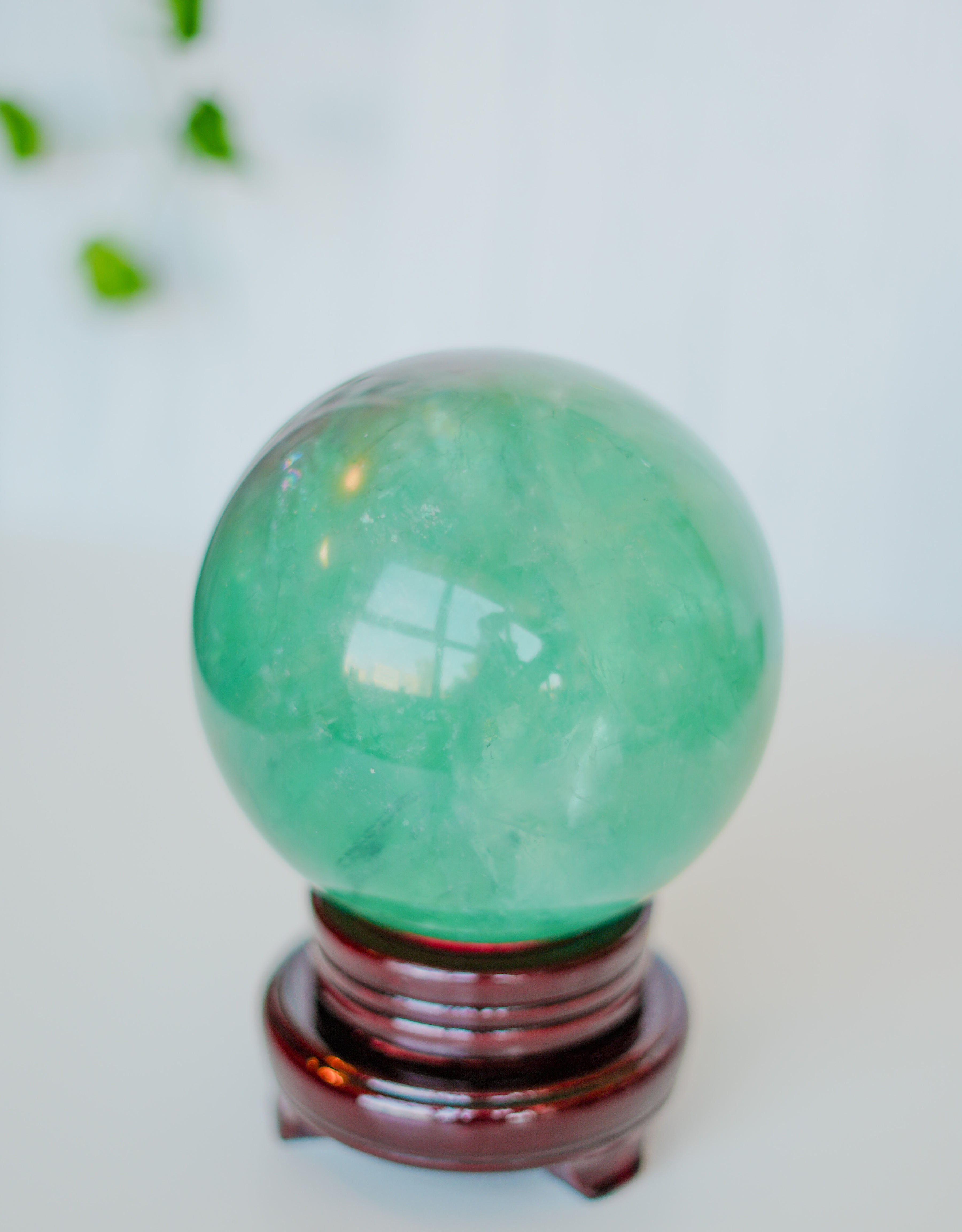 Esfera gigante de fluorita