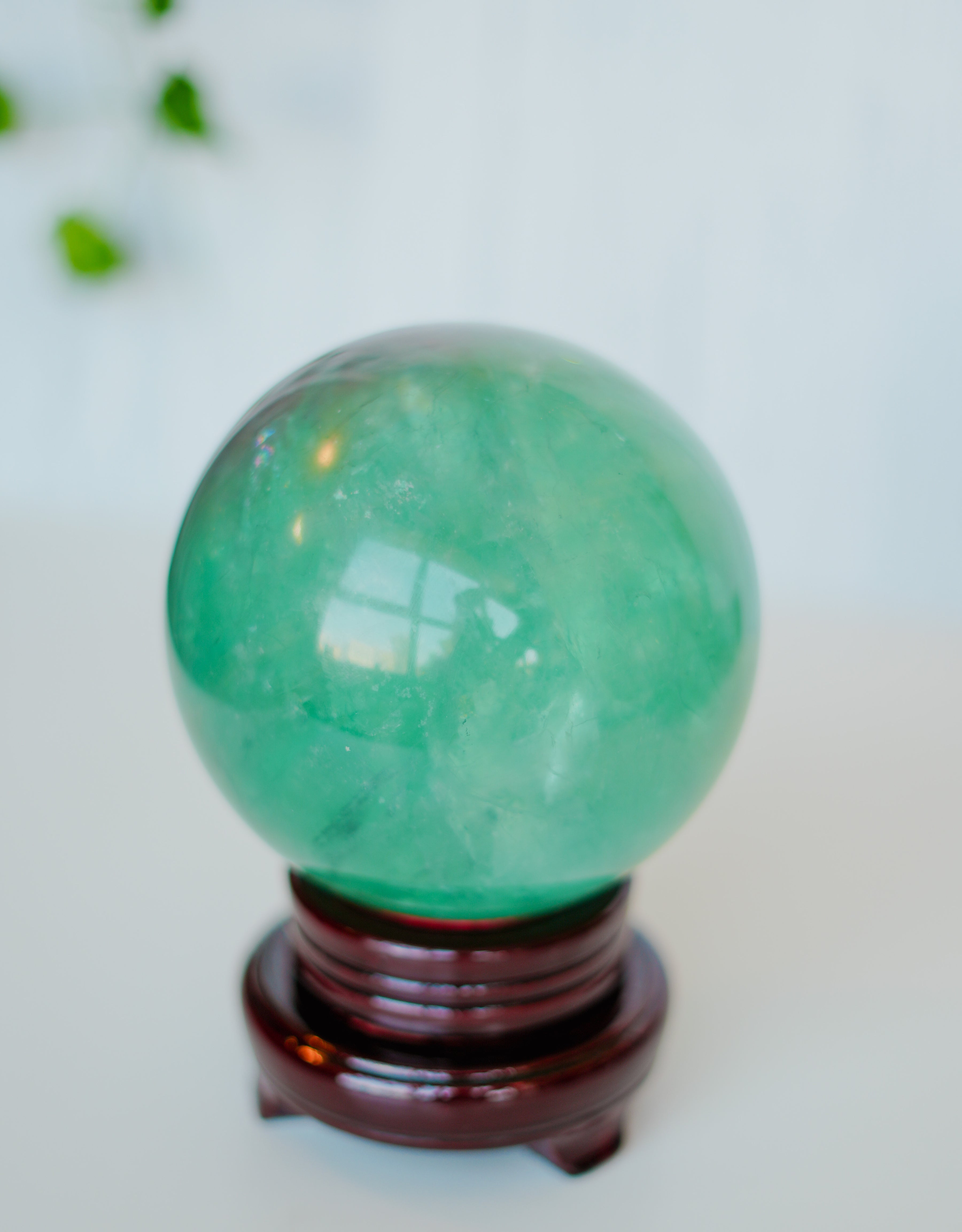 Esfera gigante de fluorita