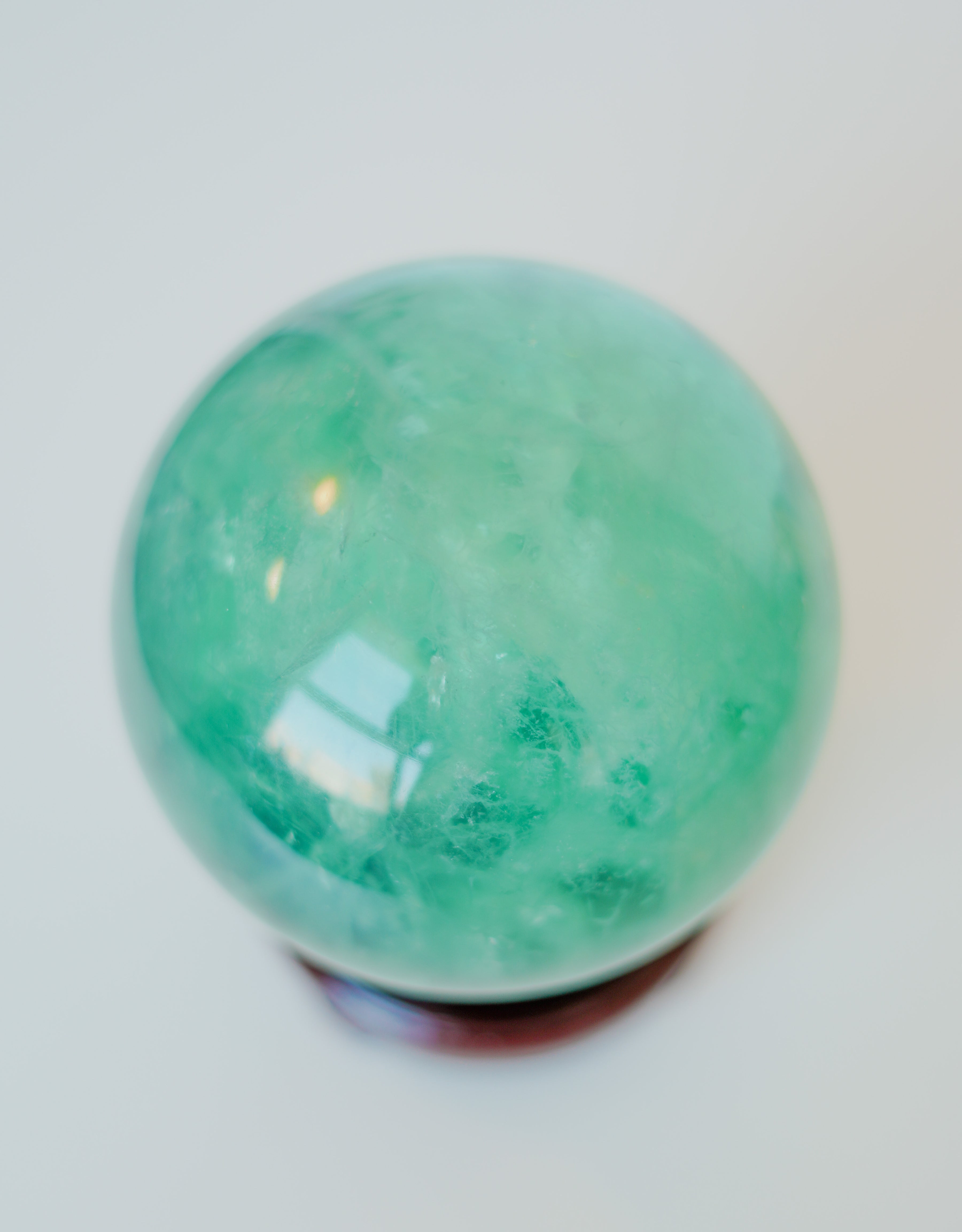Esfera gigante de fluorita