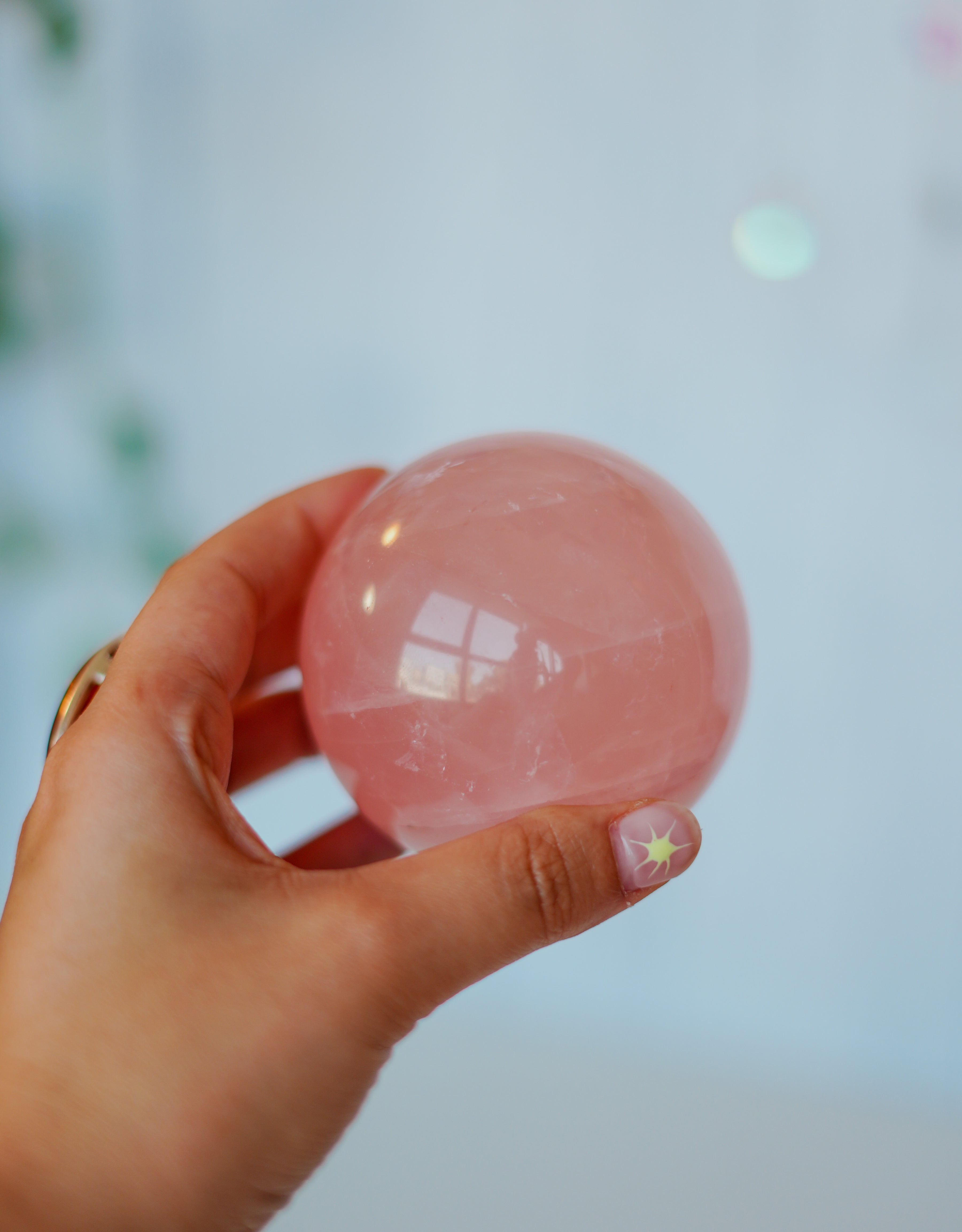 Esfera Cuarzo Rosa