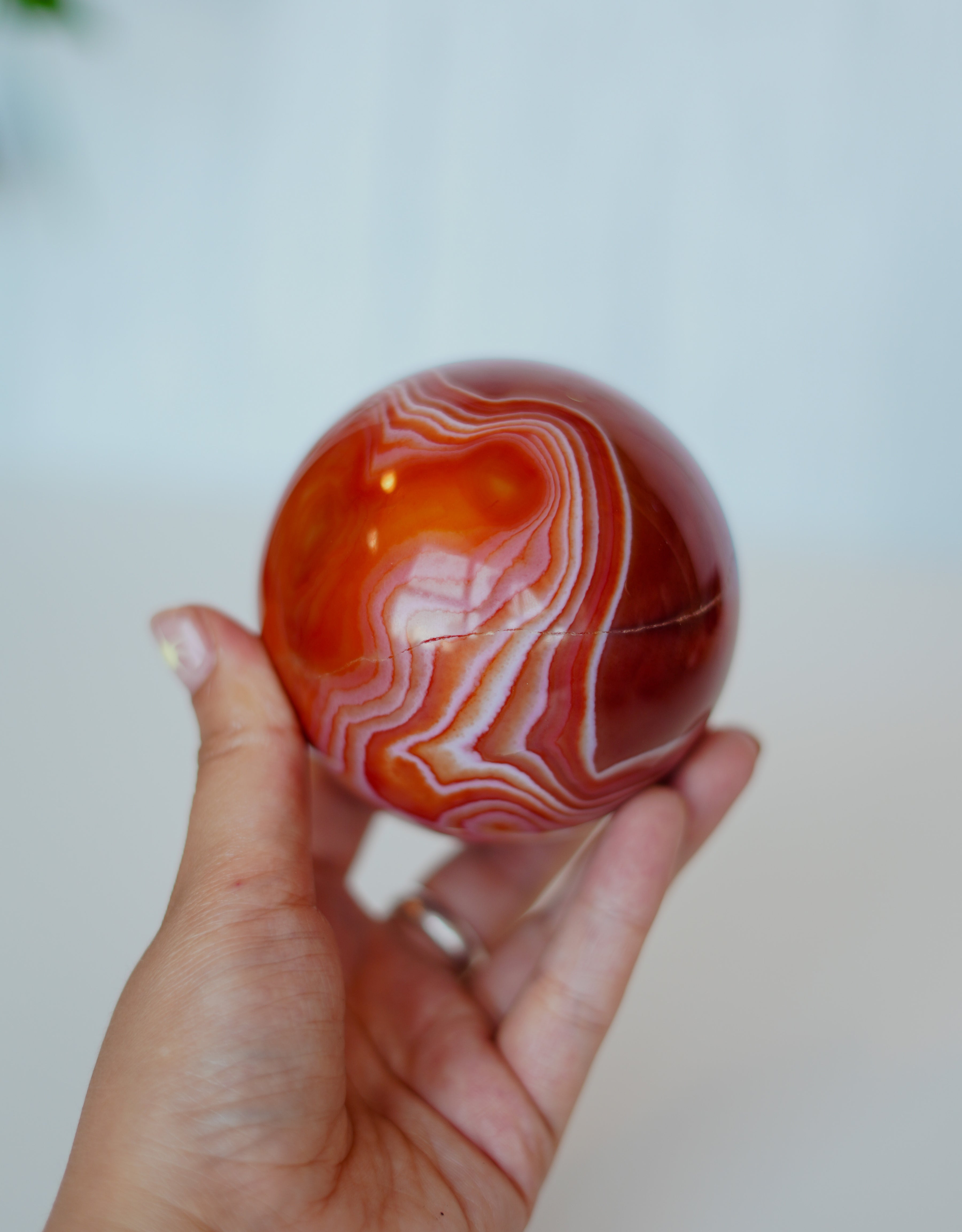 Esfera de carneola