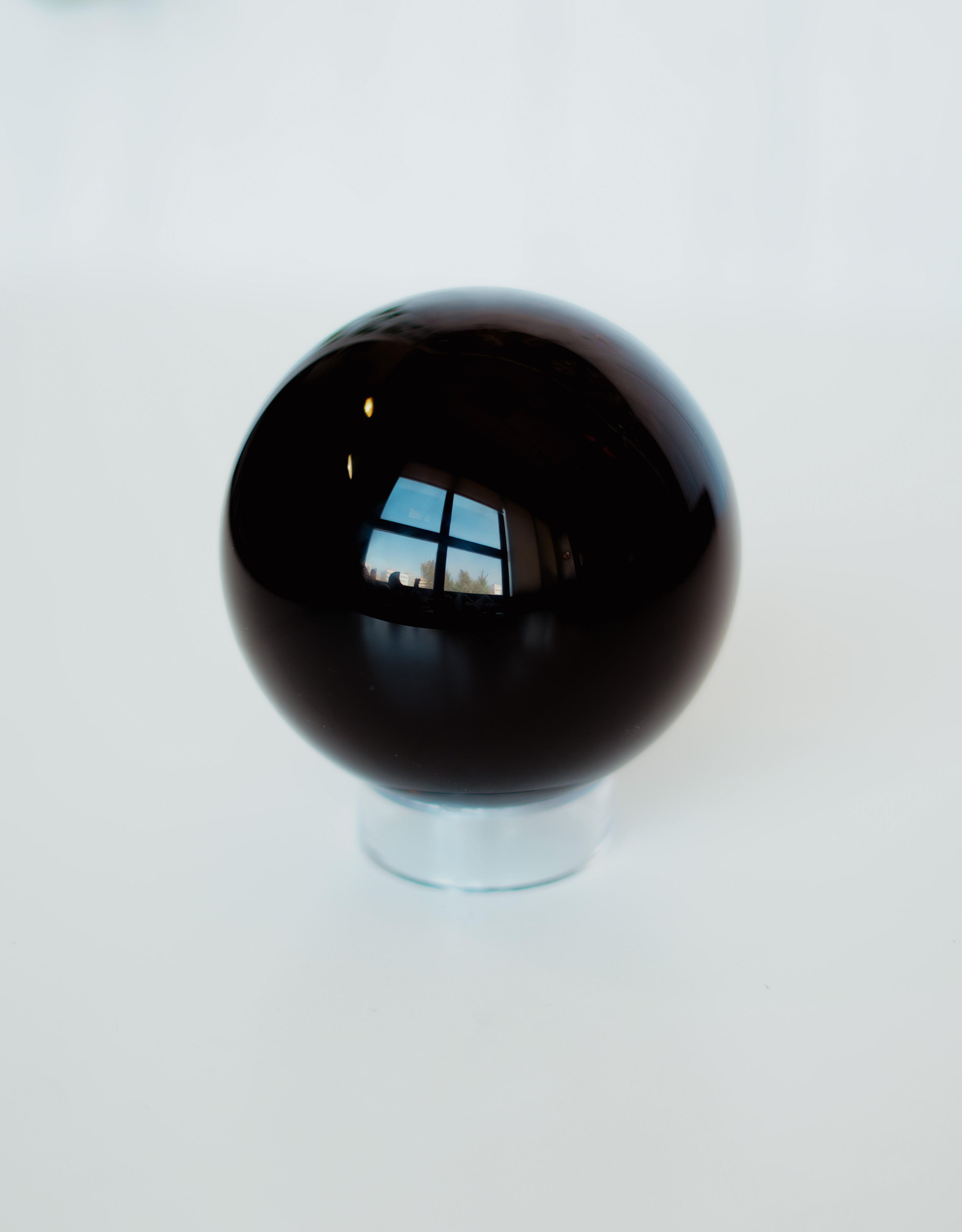 Esfera de obsidiana mediana