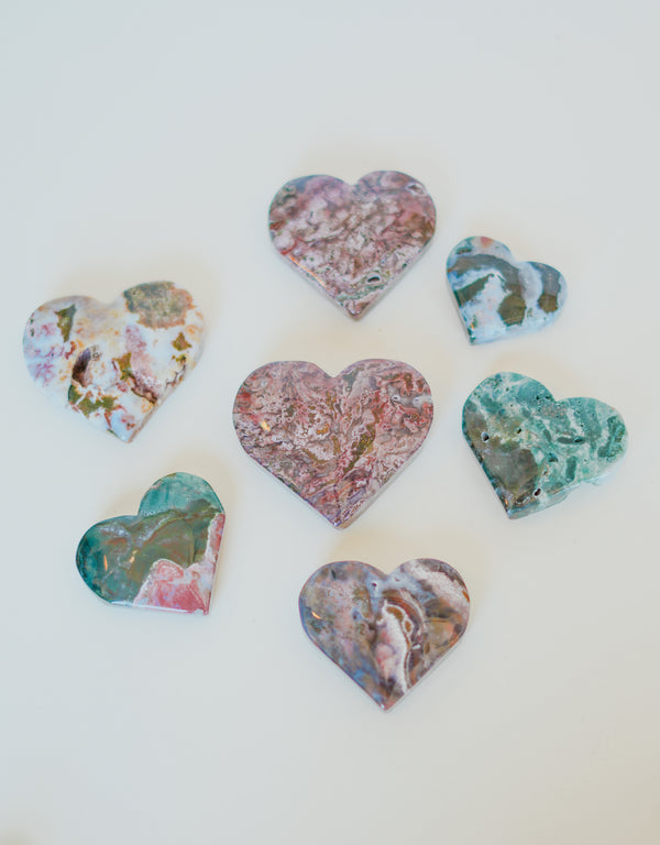 Corazón de jaspe océano