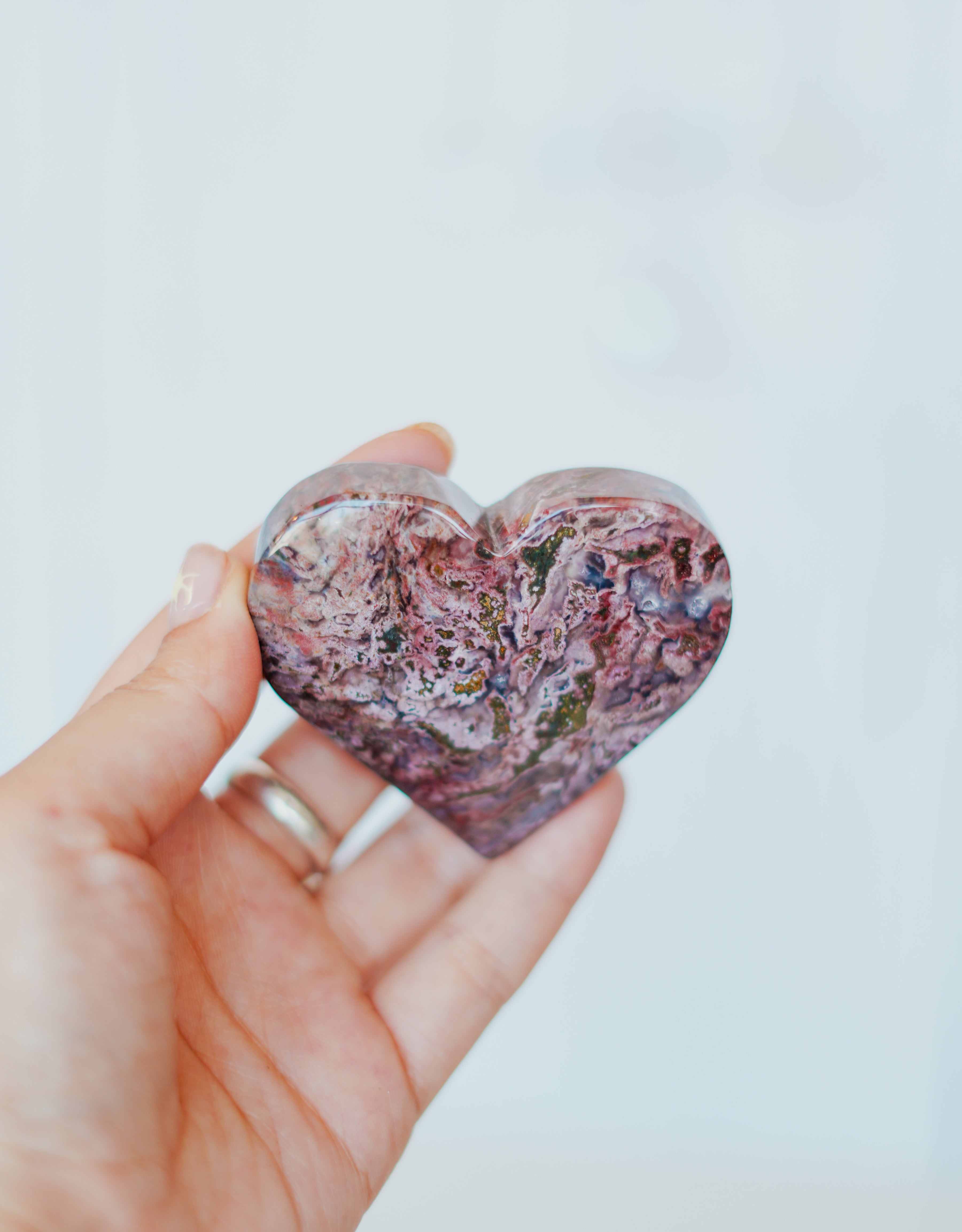 Corazón de jaspe océano