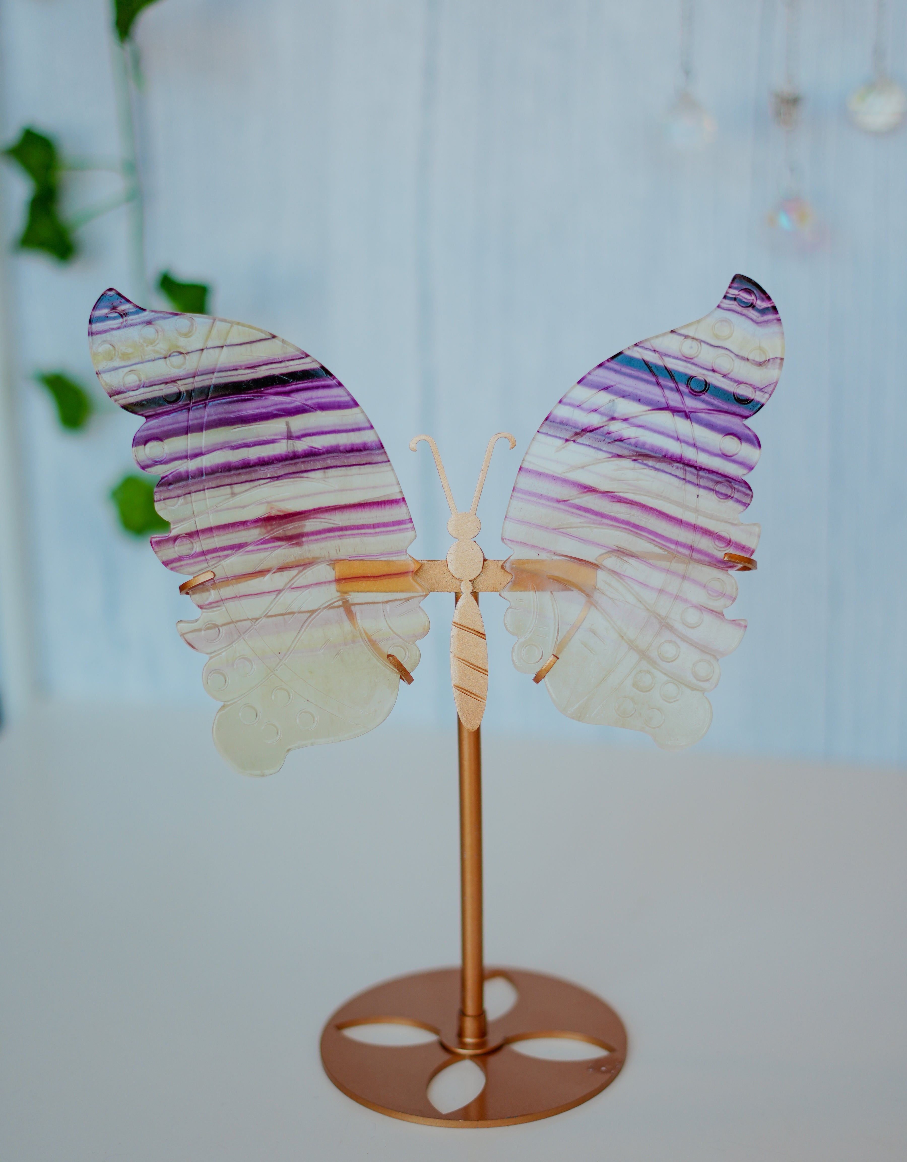Mariposa de fluorita