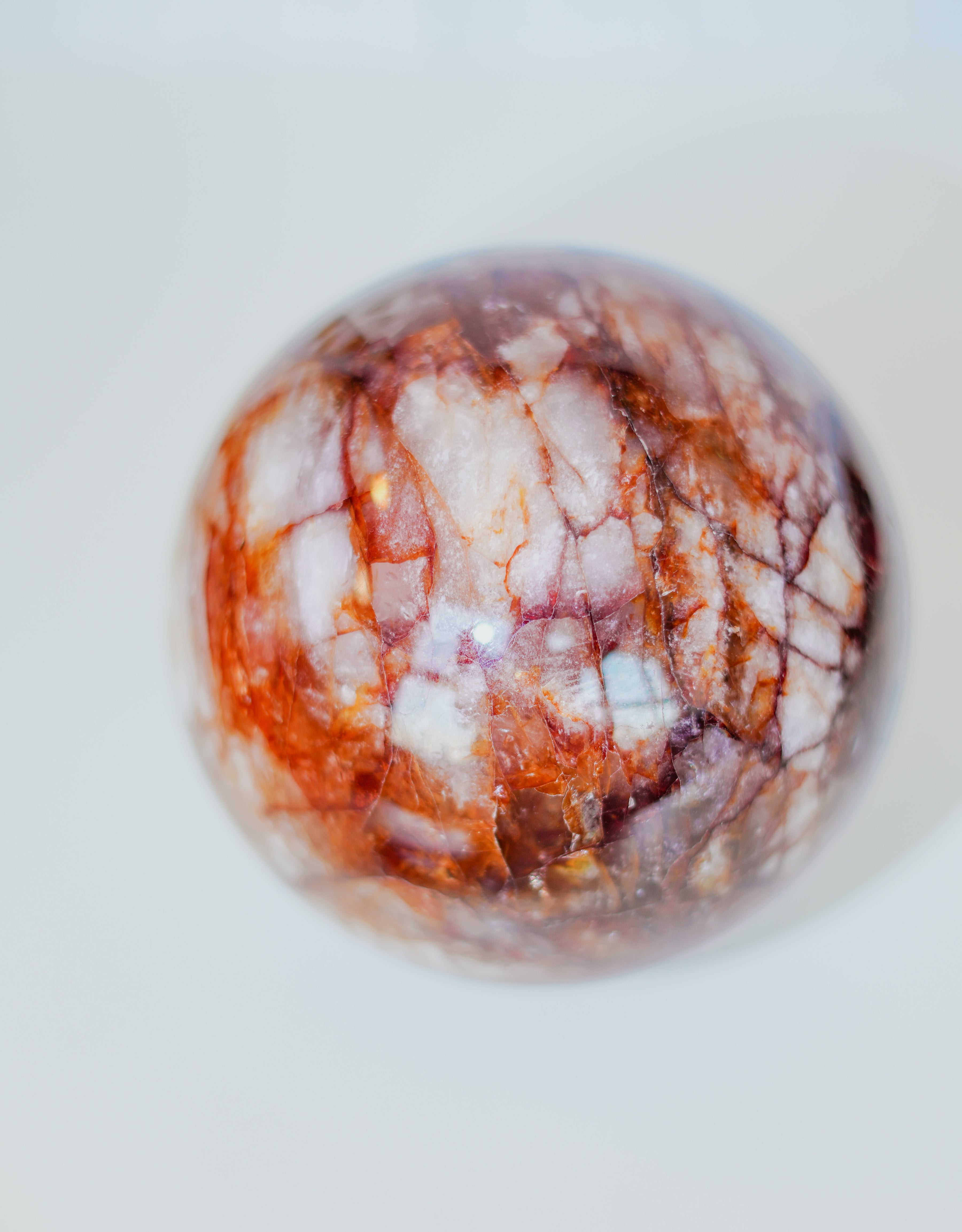 Esfera Cuarzo Fuego Gigante