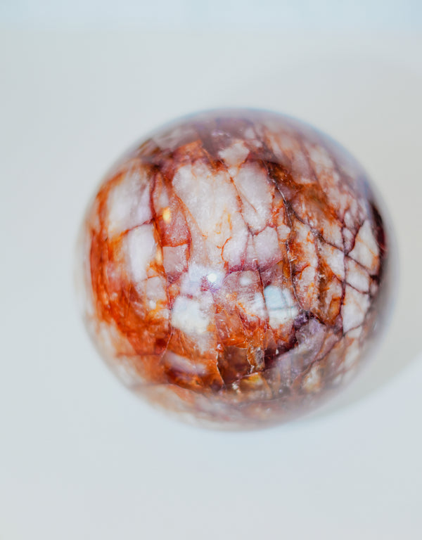 Esfera Cuarzo Fuego Gigante