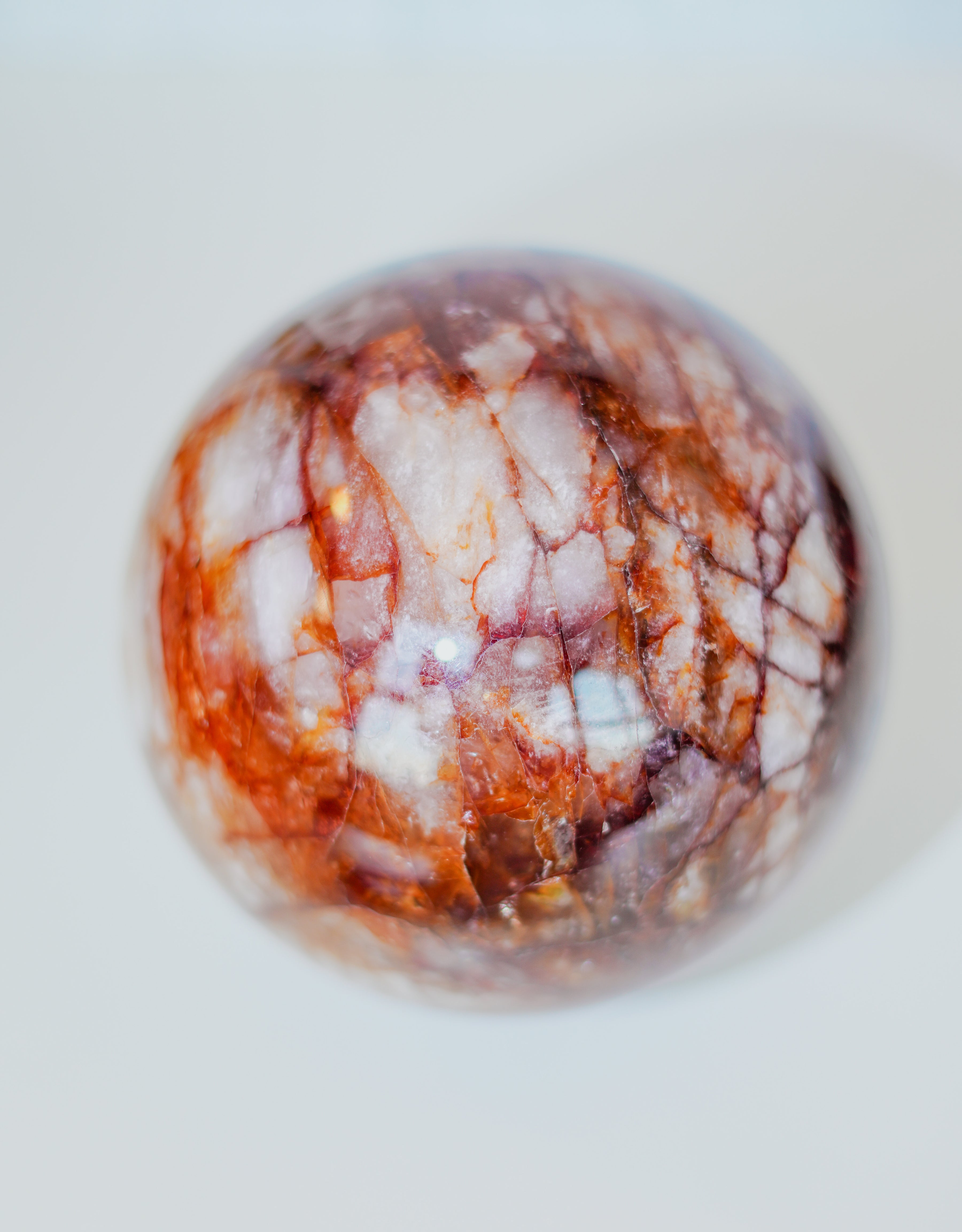 Esfera Cuarzo Fuego Gigante