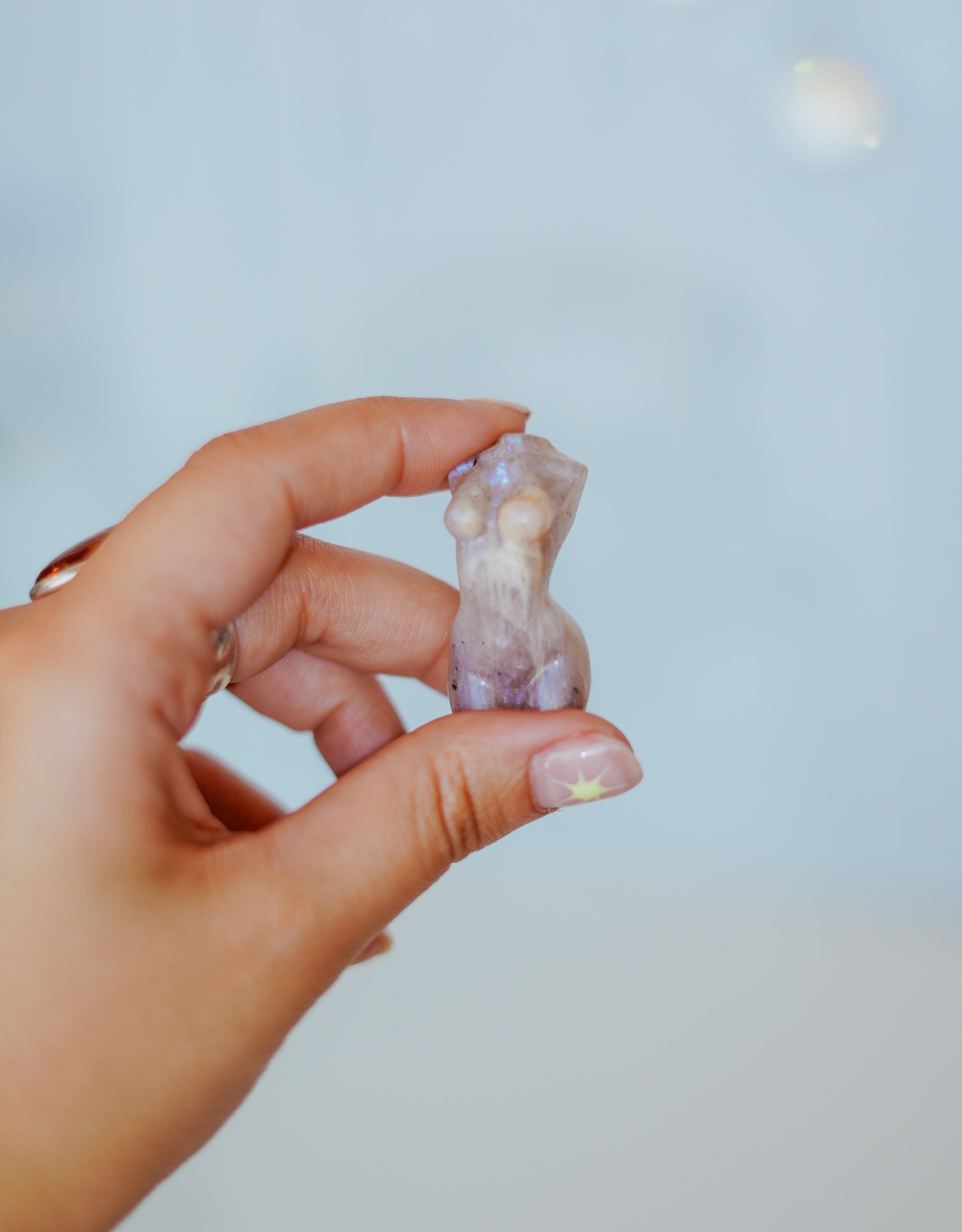 Busto de piedra luna pequeño