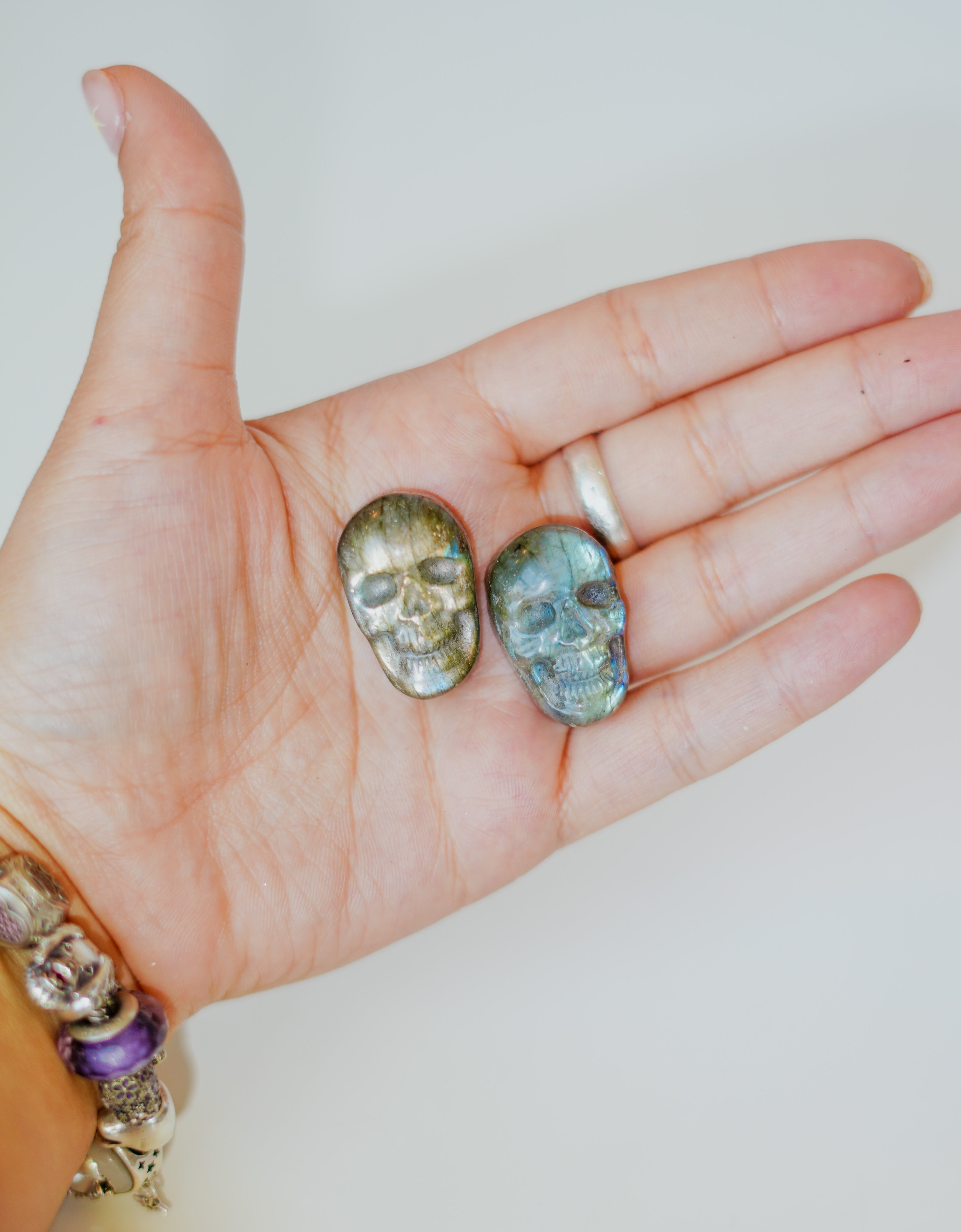 Calavera de labradorita