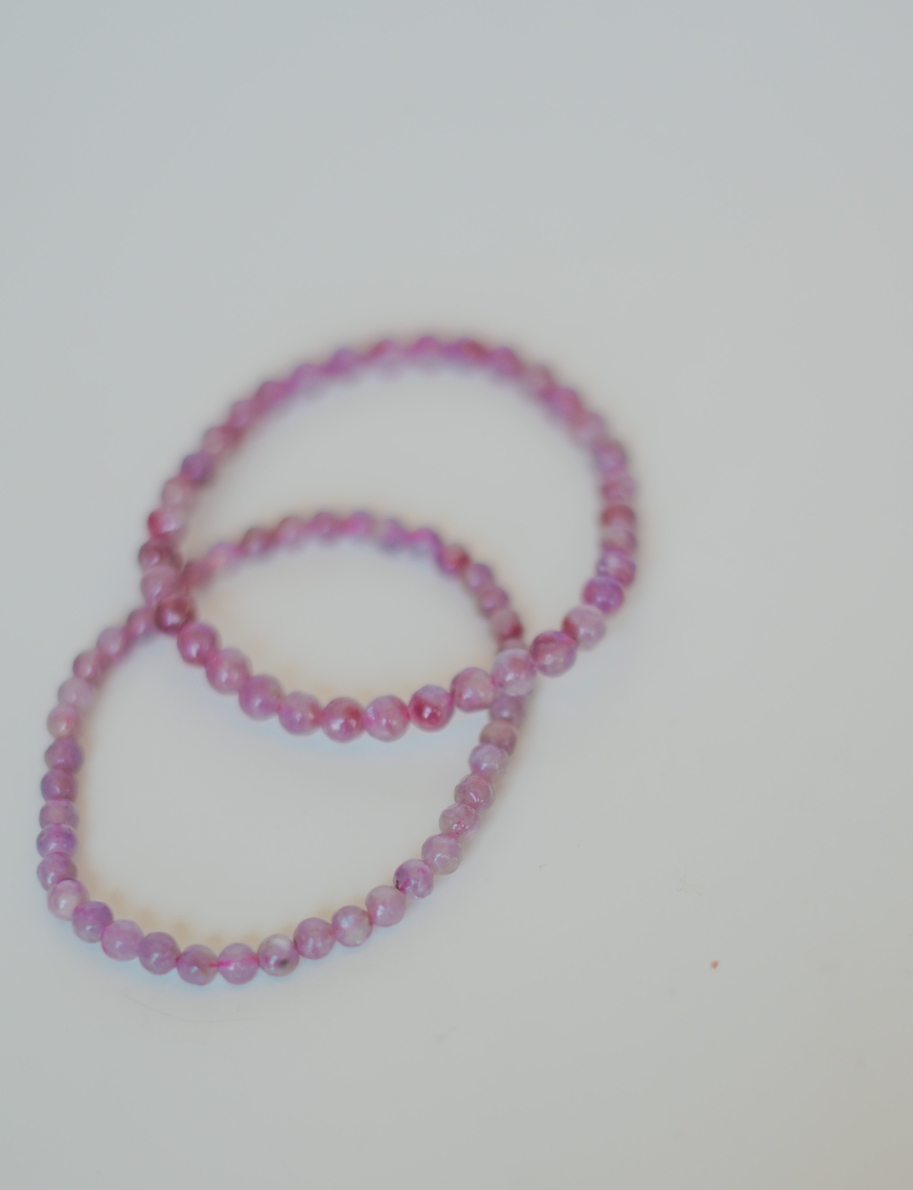 Pulsera de turmalina rosa