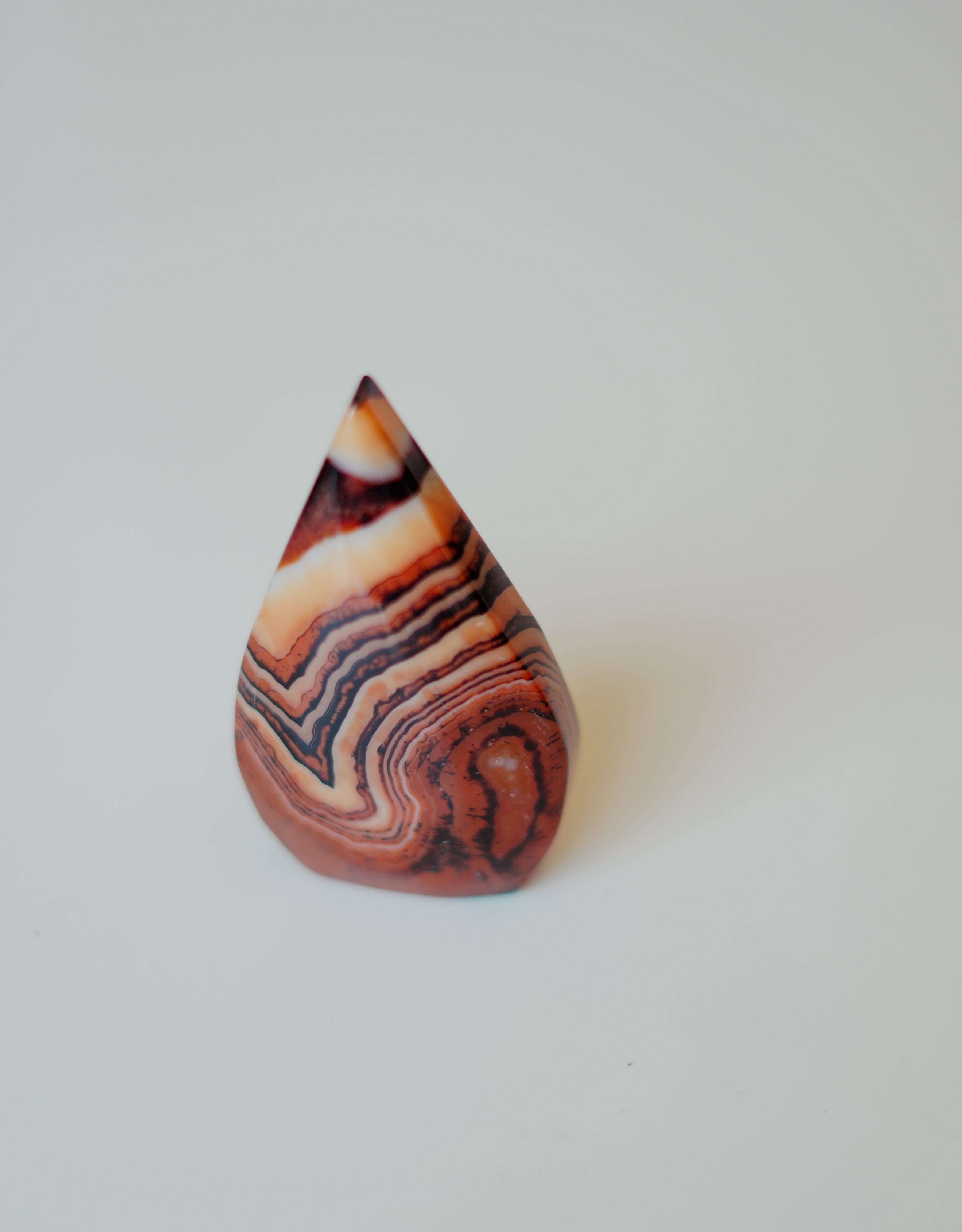 Llama de ágata naranja