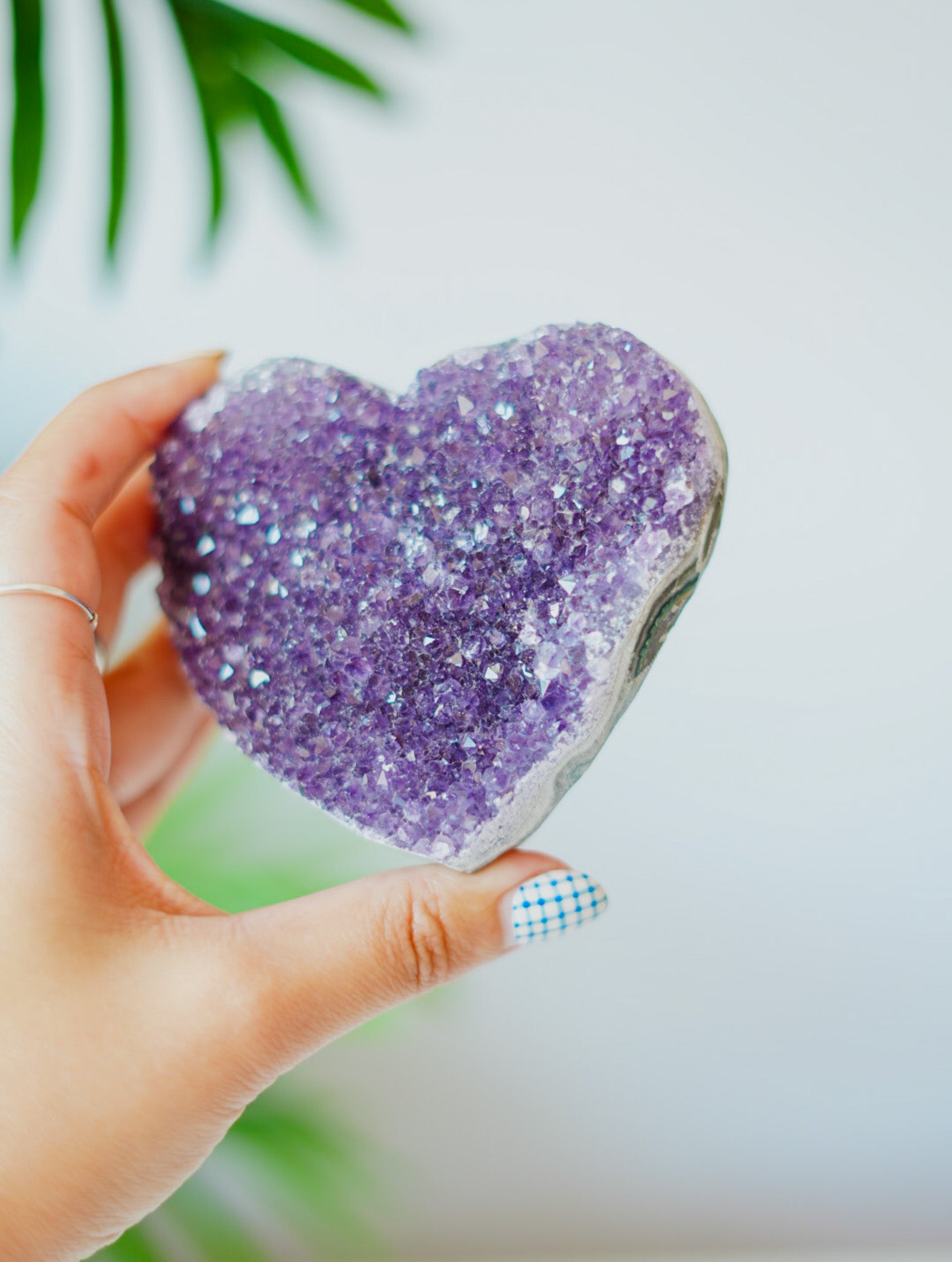 Corazón de Amatista Geoda | Belleza Interior y Espiritualidad