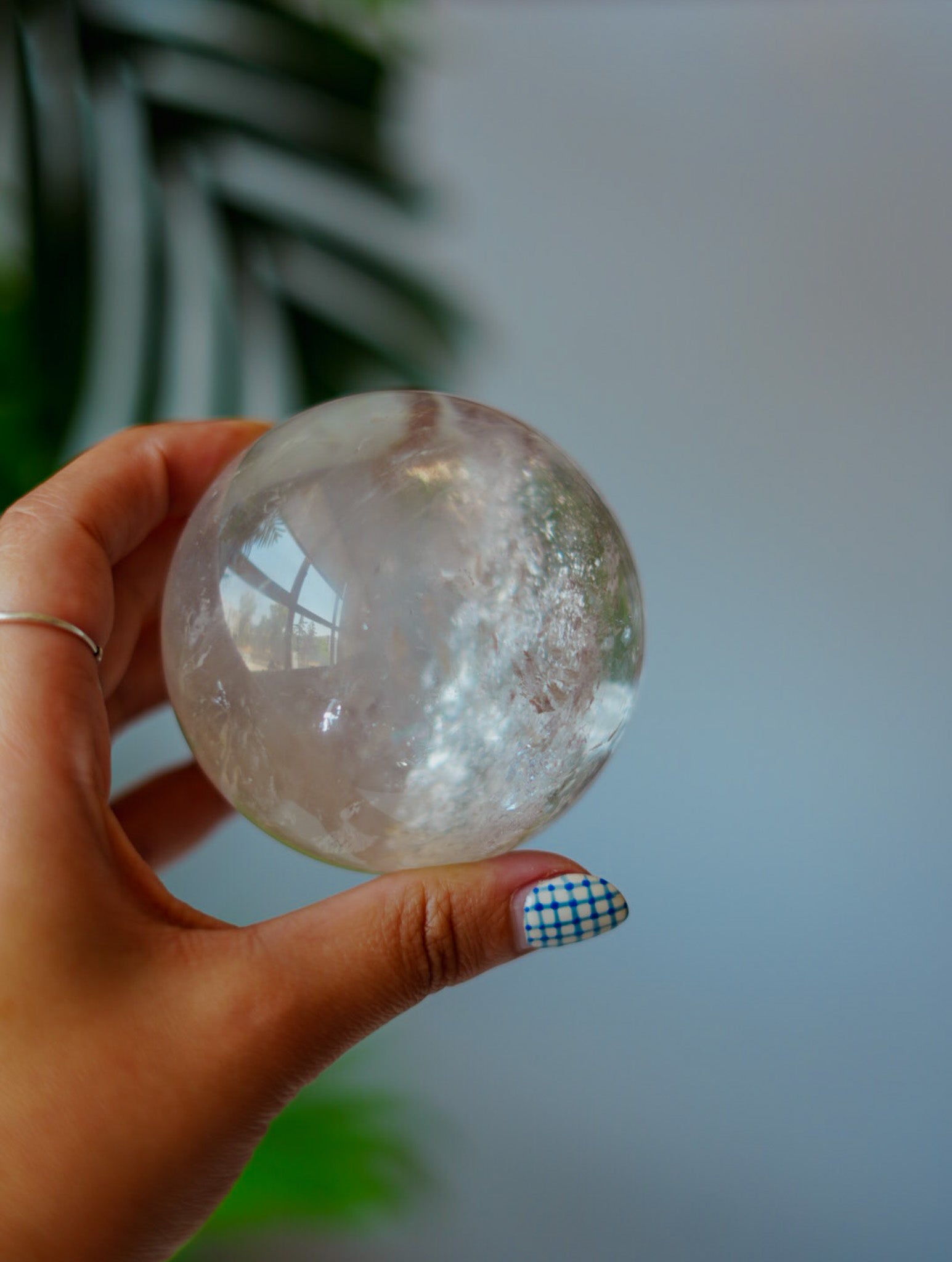 Esfera Grande de Cuarzo Cristal | Amplificador Universal