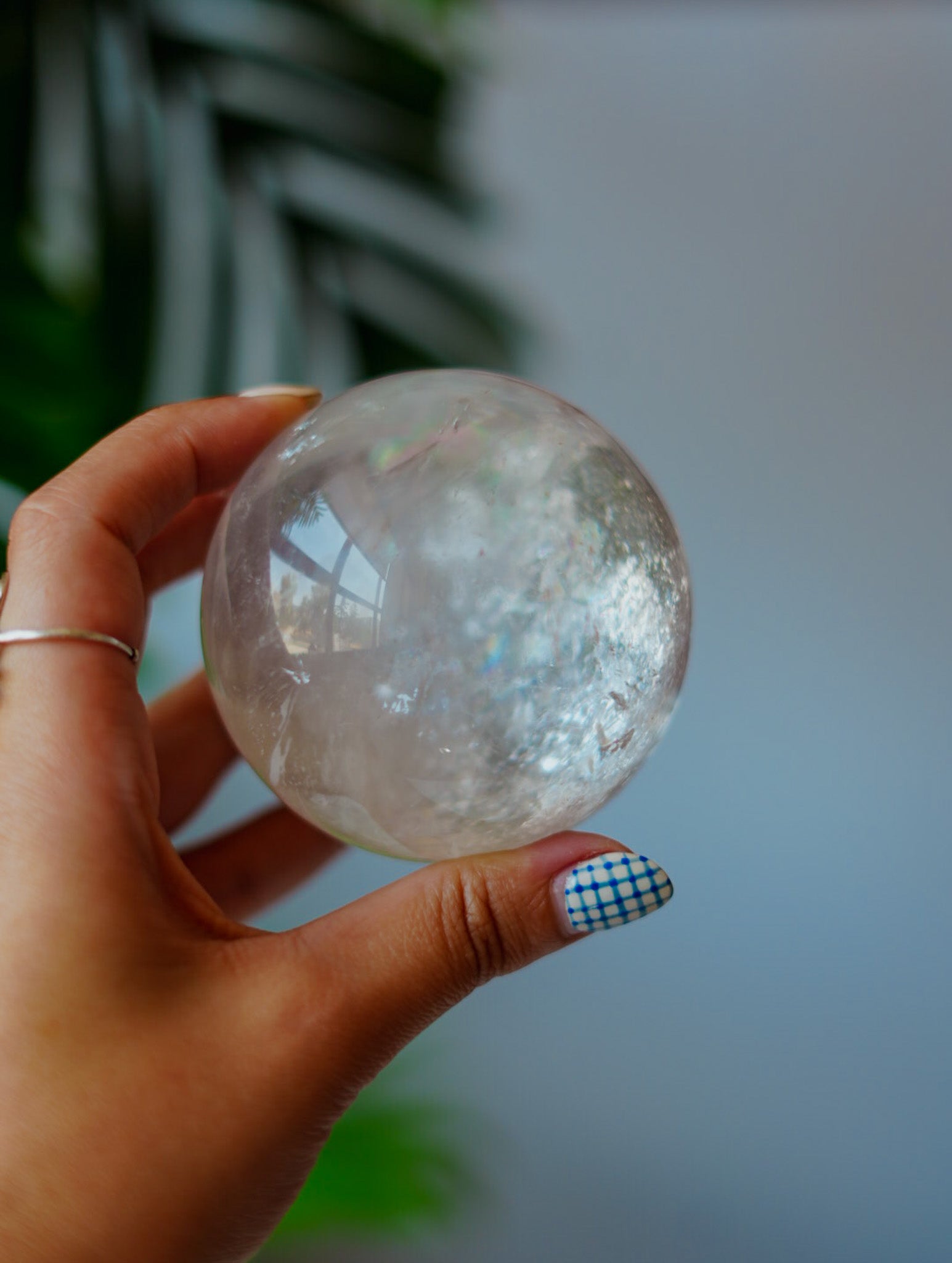 Esfera Grande de Cuarzo Cristal | Amplificador Universal