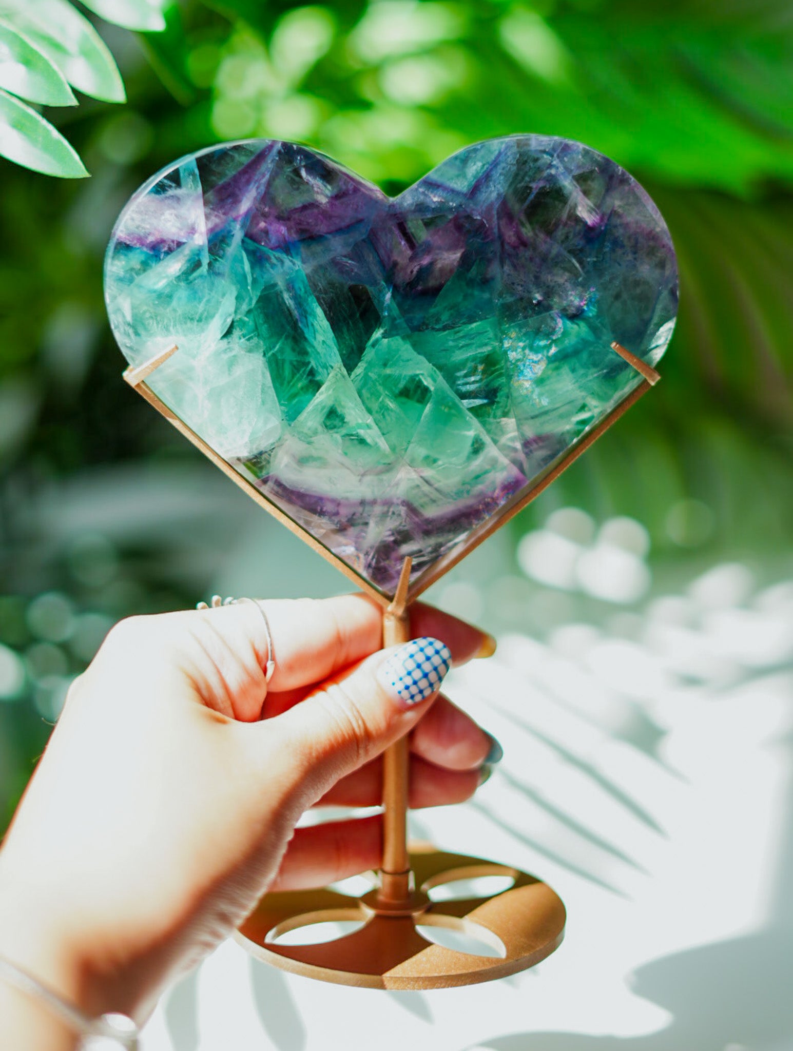 Corazón de Fluorita | Amor, Claridad y Equilibrio