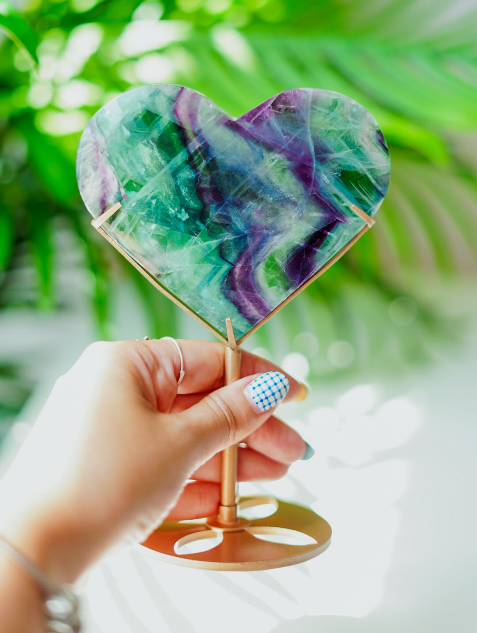 Corazón de Fluorita | Amor, Claridad y Equilibrio