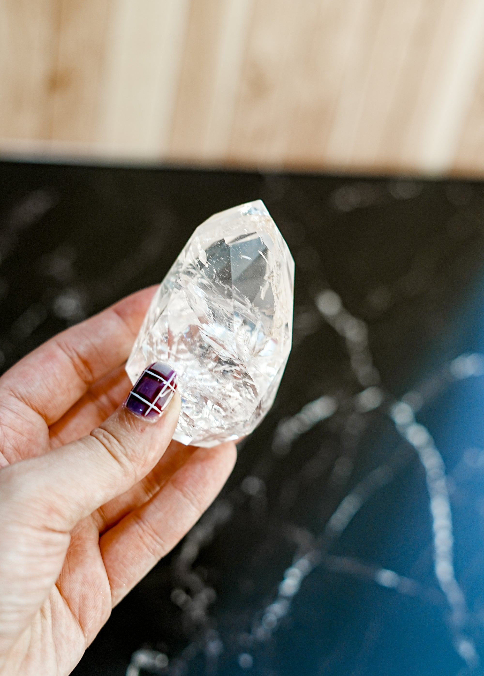 Cuarzo Cristal Facetado – Claridad, Energía y Amplificación