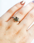 Anillo de Moldavita Estrella – Transformación y Conexión