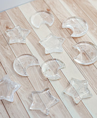 Pack Estrella y Luna de Cuarzo Cristal – Luz, Claridad y Conexión