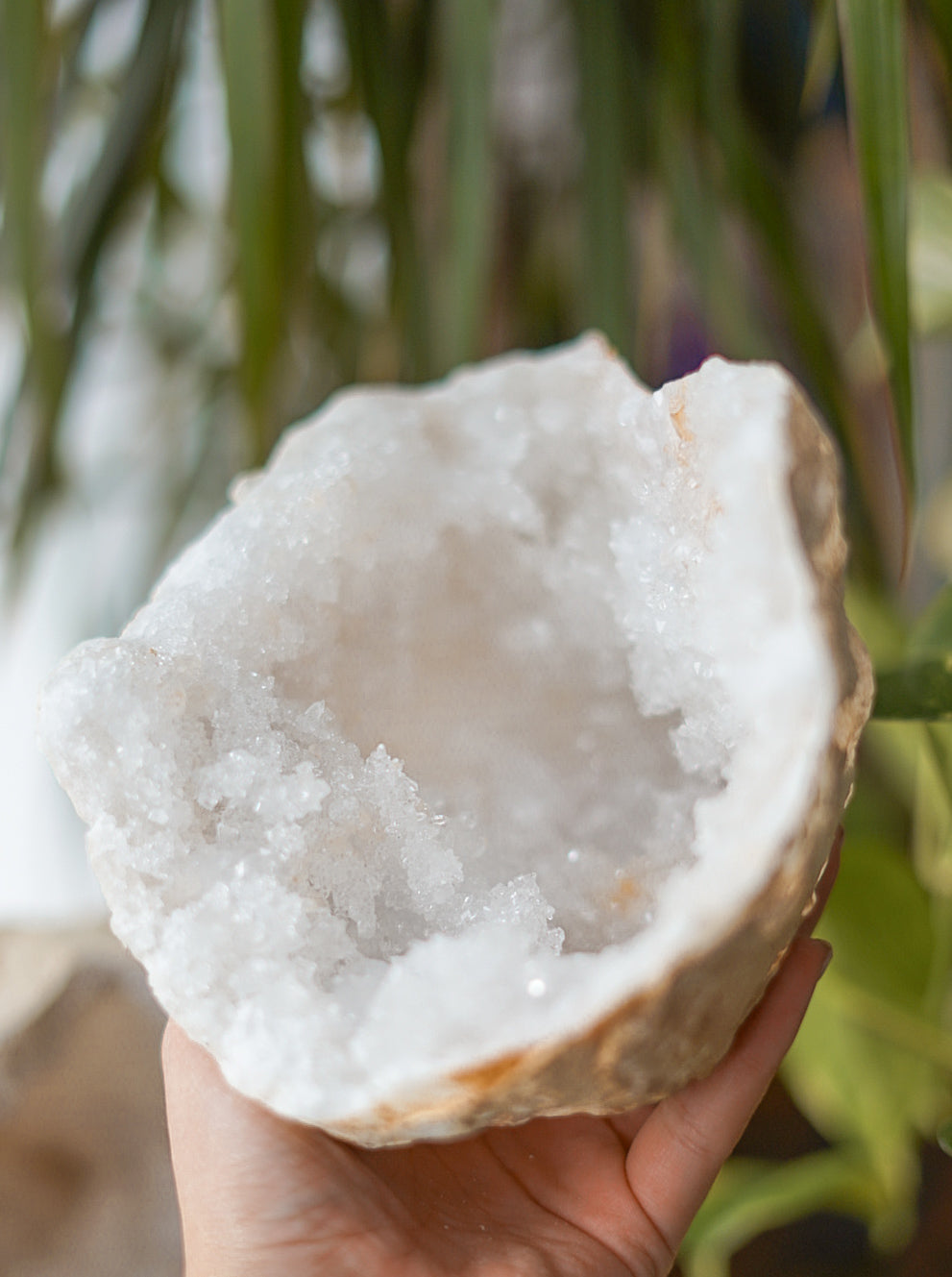 Geoda de cuarzo mediana