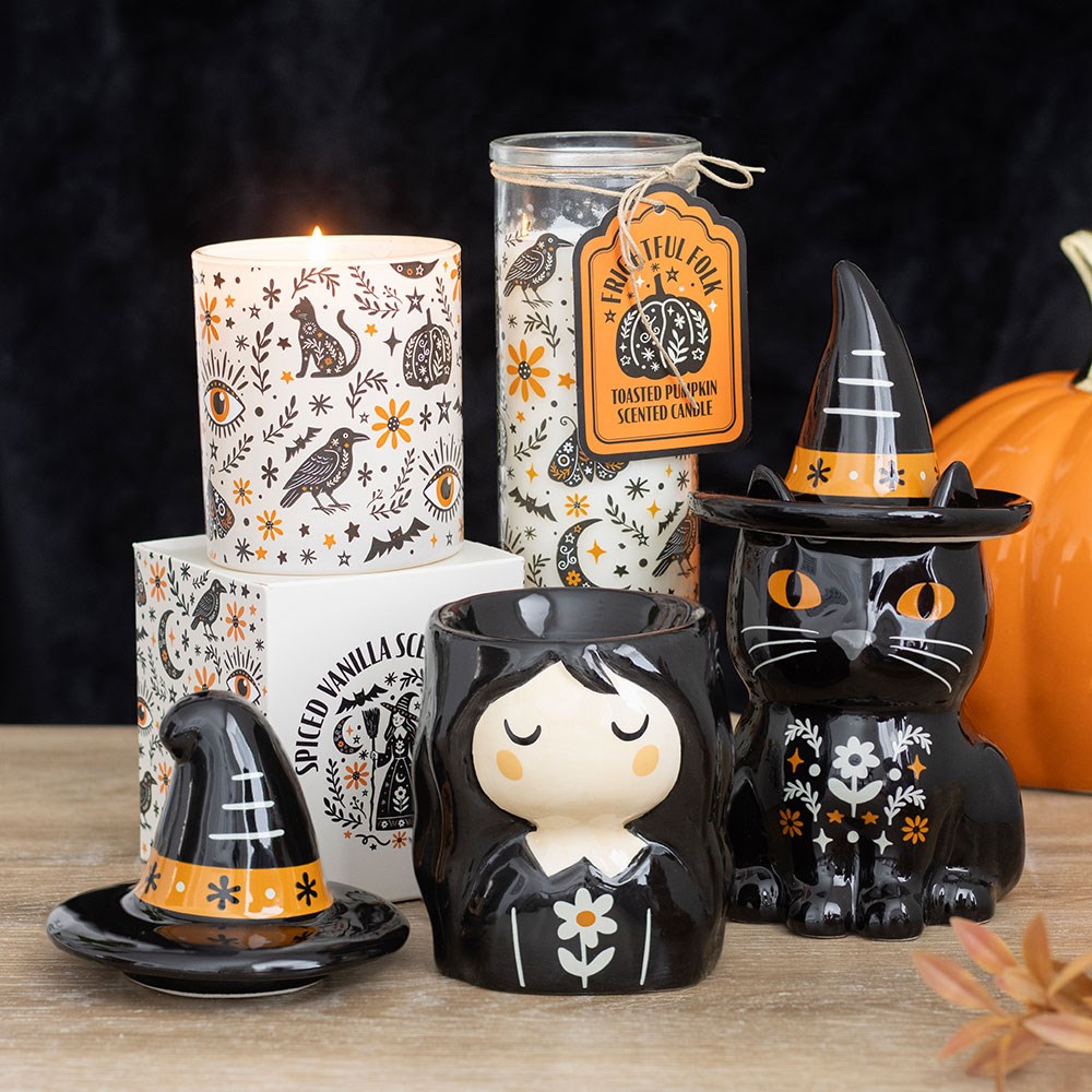 Quemador de aceite de cerámica «Gato negro» de Frightful Folk – imagen 6