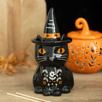 Quemador de aceite de cerámica «Gato negro» de Frightful Folk