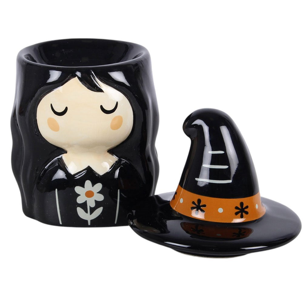 Quemador de aceite de cerámica «Frightful Folk Witch» – imagen 3