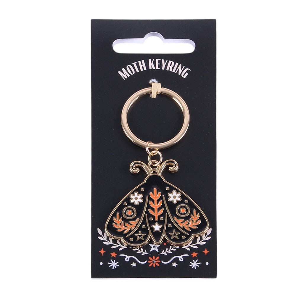 Llavero de aleación y esmalte «Folk Moth» – imagen 2