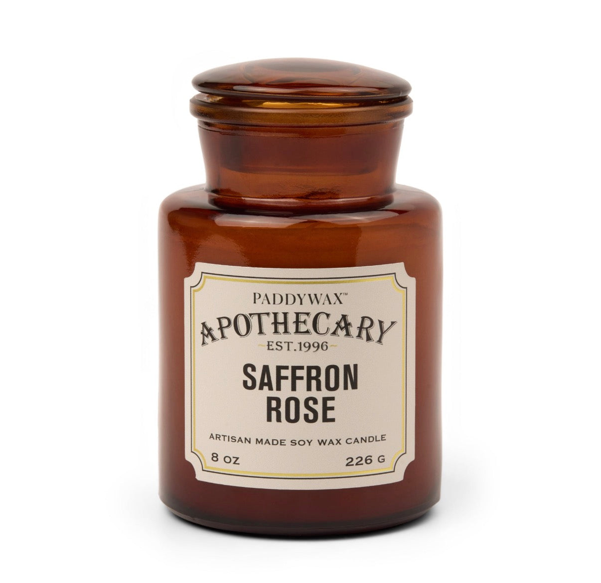 Vela aromática en tarro Apothecary – Saffron rose