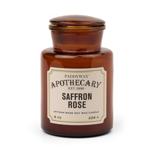 Vela aromática en tarro Apothecary – Saffron rose
