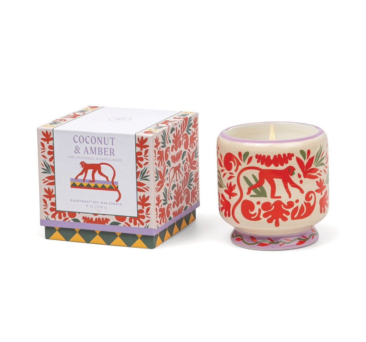 Vela cerámica A Dopo – Jungle · Coconut Amber