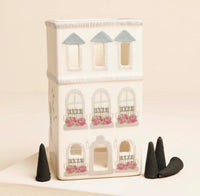 Porta incienso + vela tealight – Casa cerámica Parisian
