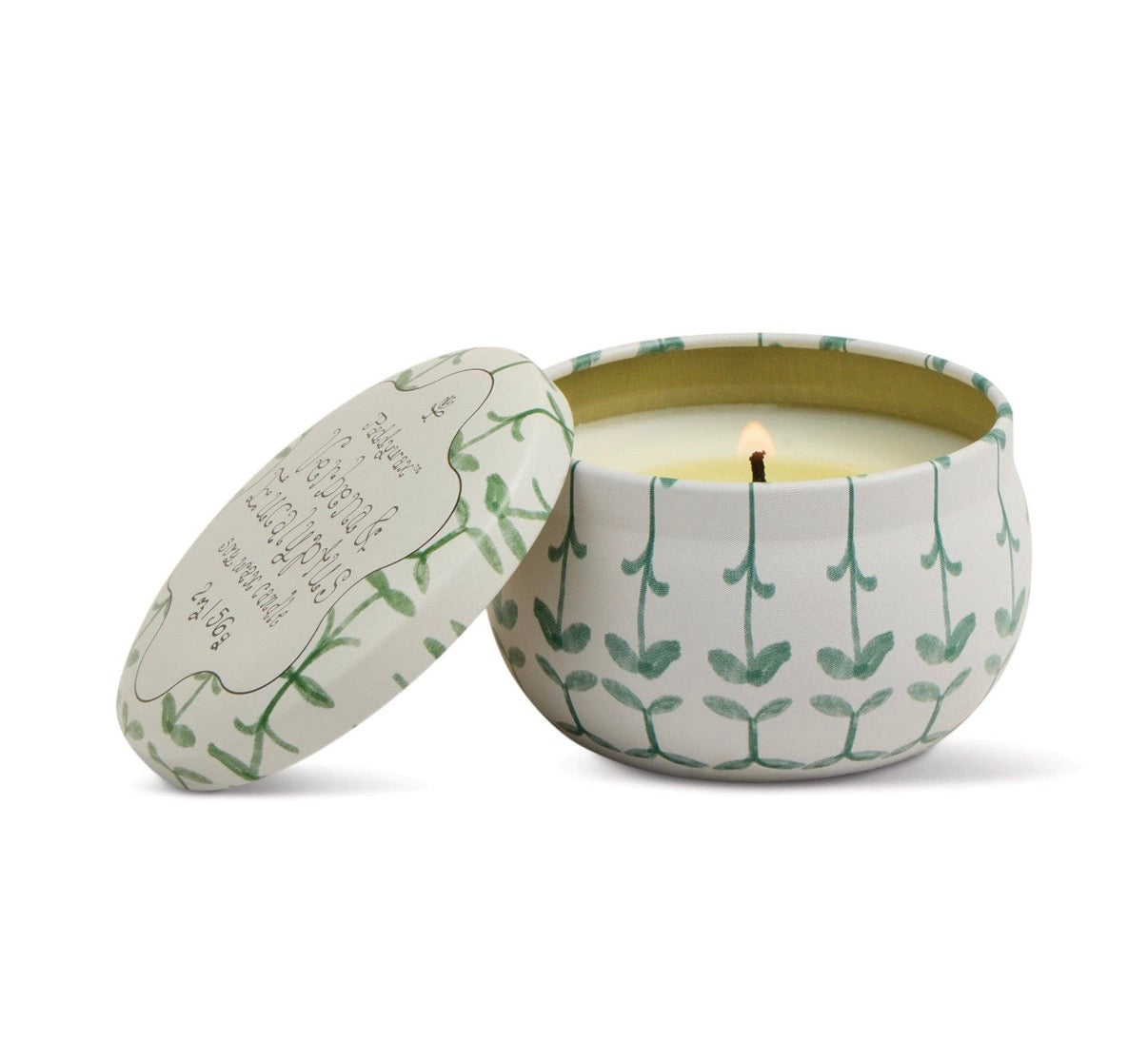 Vela aromática en lata Tulipán – Verbena & Lemongra
