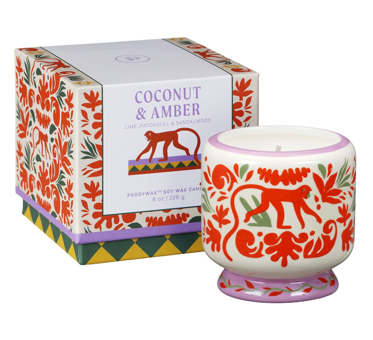 Vela cerámica A Dopo – Jungle · Coconut Amber