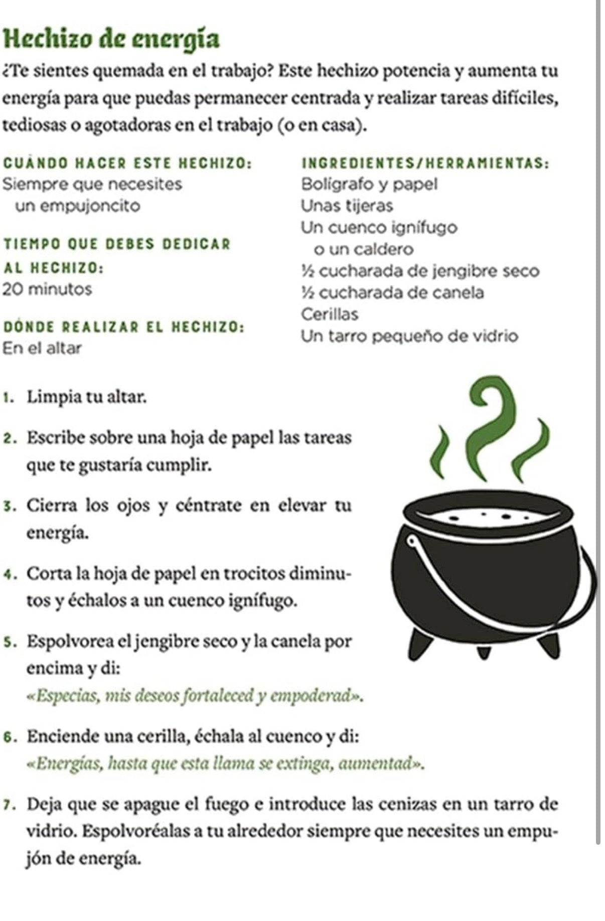 Libro de hechizos para aprendices de brujas