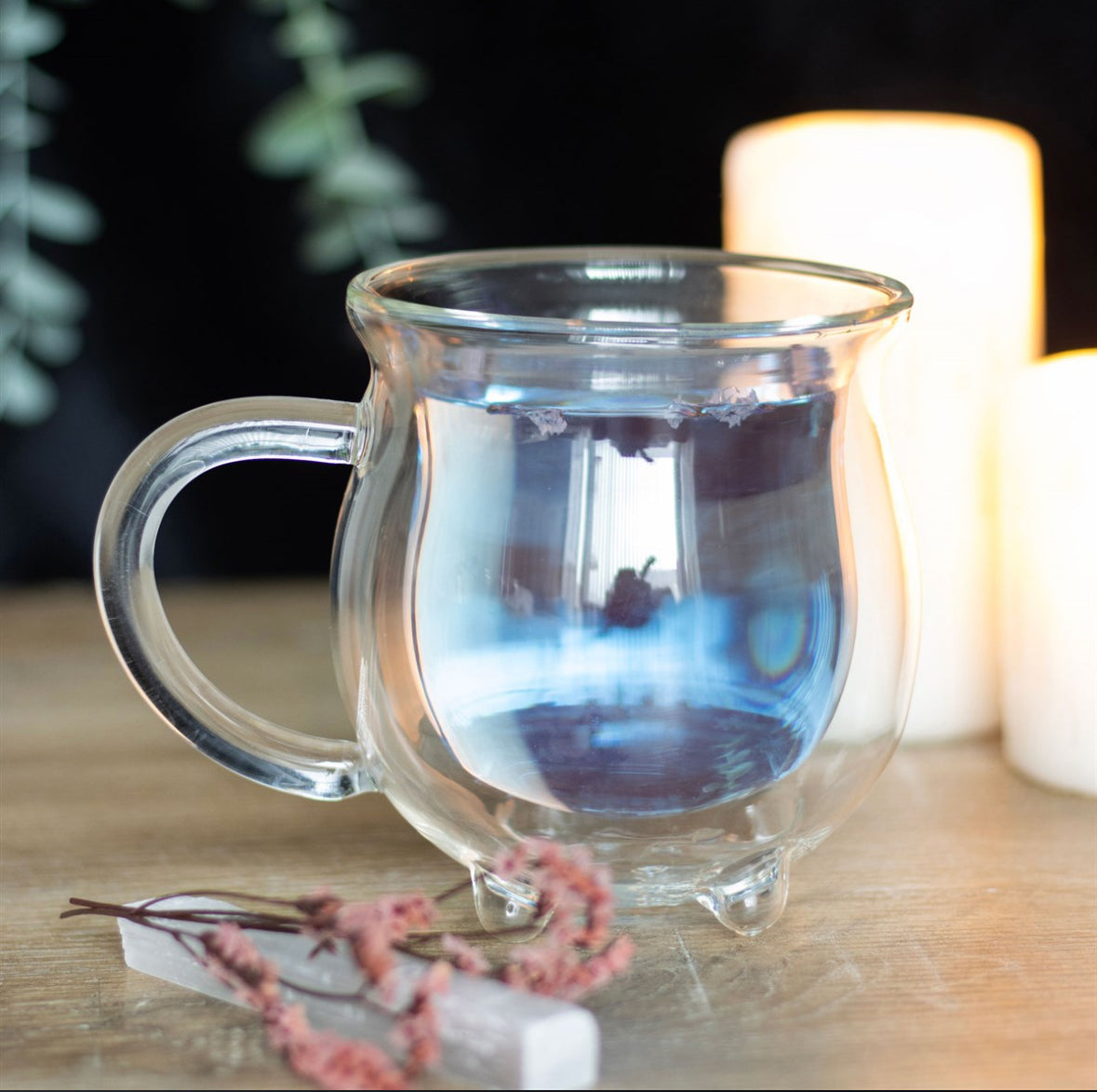Taza caldero transparente