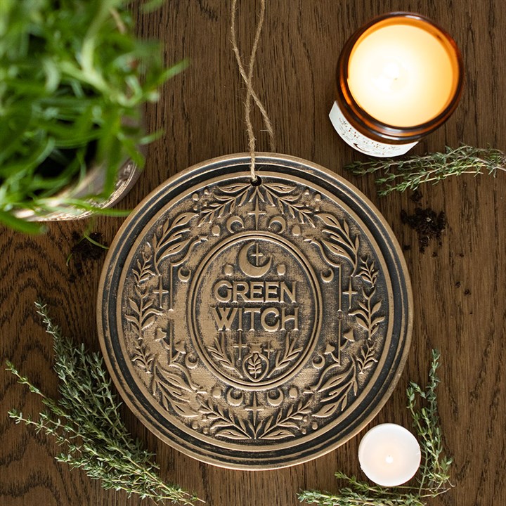 Placa de Terracota “Green Witch”