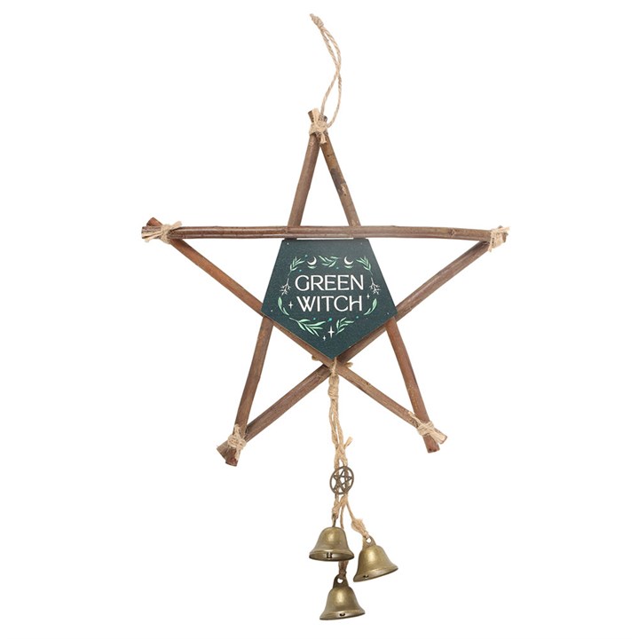 “Green Witch” Pentagrama colgante