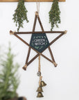 “Green Witch” Pentagrama colgante