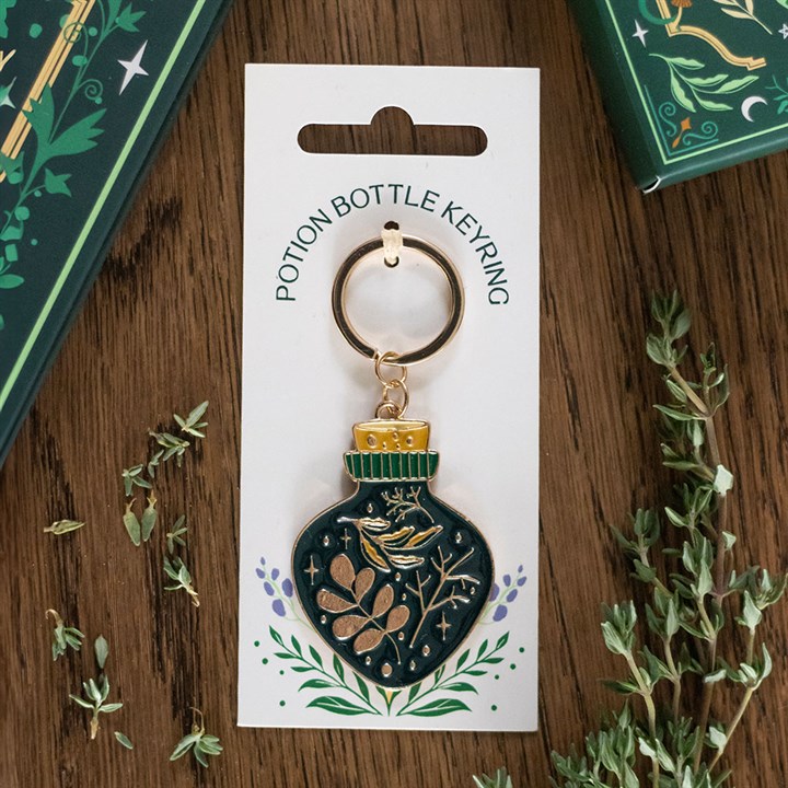 Llavero Botella de Poción “Green Witch”