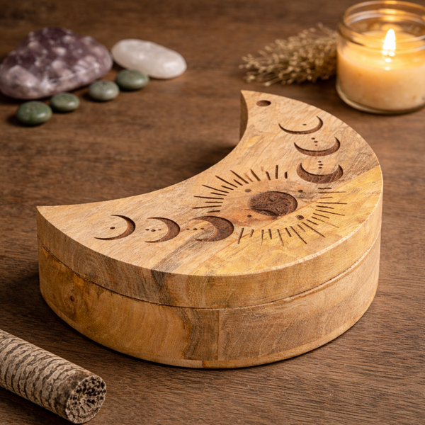 Caja Deslizante con forma de Luna
